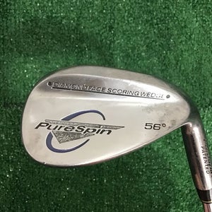 Pure Spin Diamond Face 56* Sand Wedge SW Steel Shaft