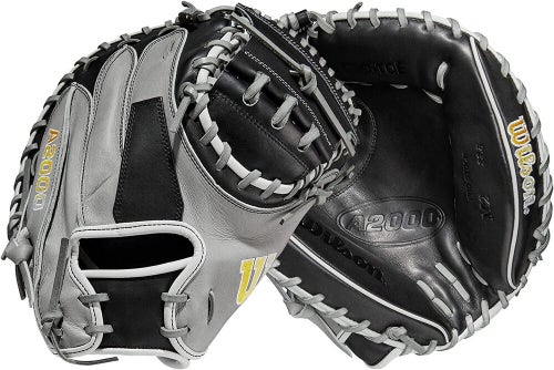 2023 Wilson A2000 M2 Black/Gray 33.5" Catcher's Glove Mitt RHT