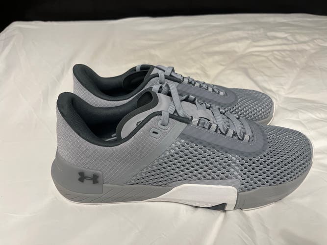 Size Gray 12 Men's UA TriBase™ Reign 4 Training Shoes