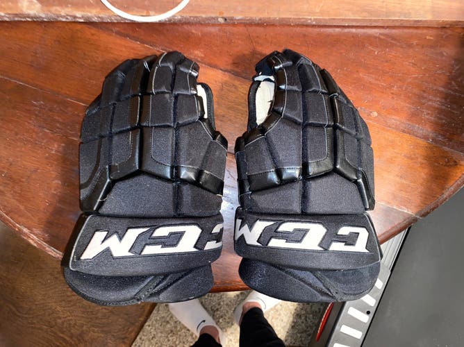 CCM 14" Carolina Hurricanes Pro Stock Gloves