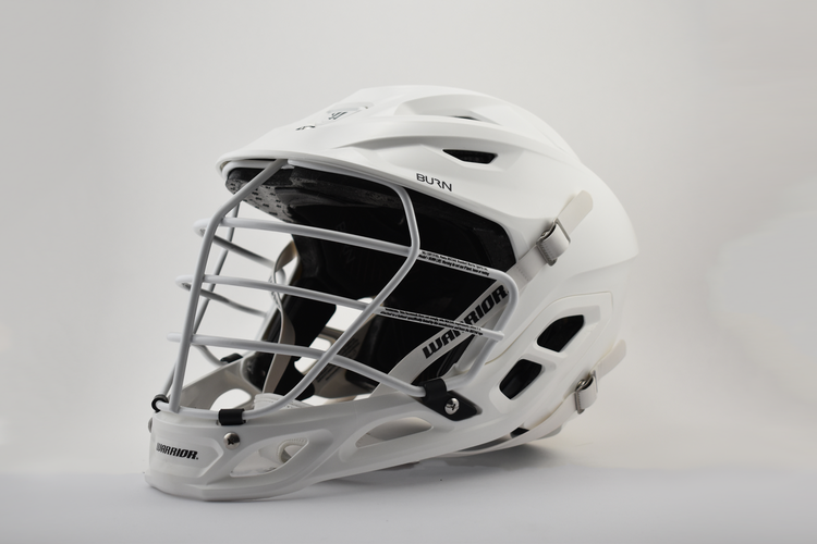 Lightly Used White Warrior Burn Helmet