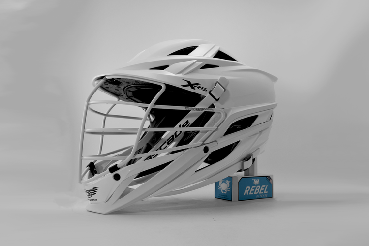 Open Box White Cascade XRS Adult Lacrosse Helmet