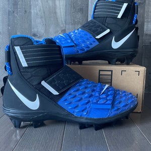 Nike Mens Force Savage Elite 2 TD Blue Black Football Cleats Size 13 or size 11.5