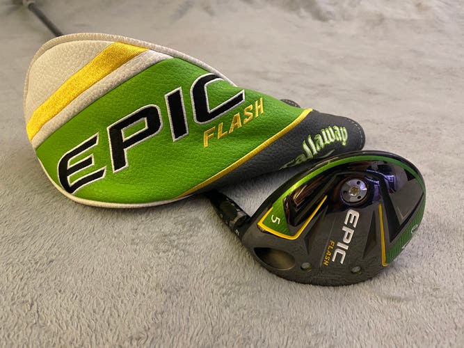 Men's Right Handed Stiff Flex 5 Wood Epic Flash Fairway Wood
