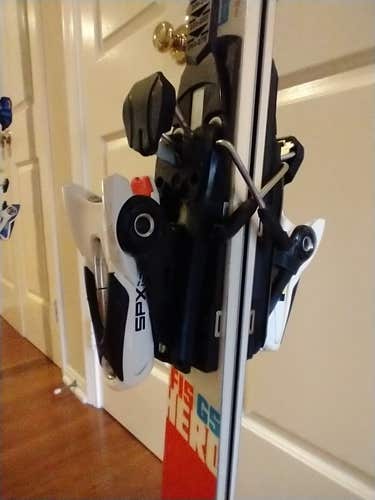 Used 2016 Rossignol 182 cm Racing Hero FIS GS Pro Skis With Bindings Max Din 12