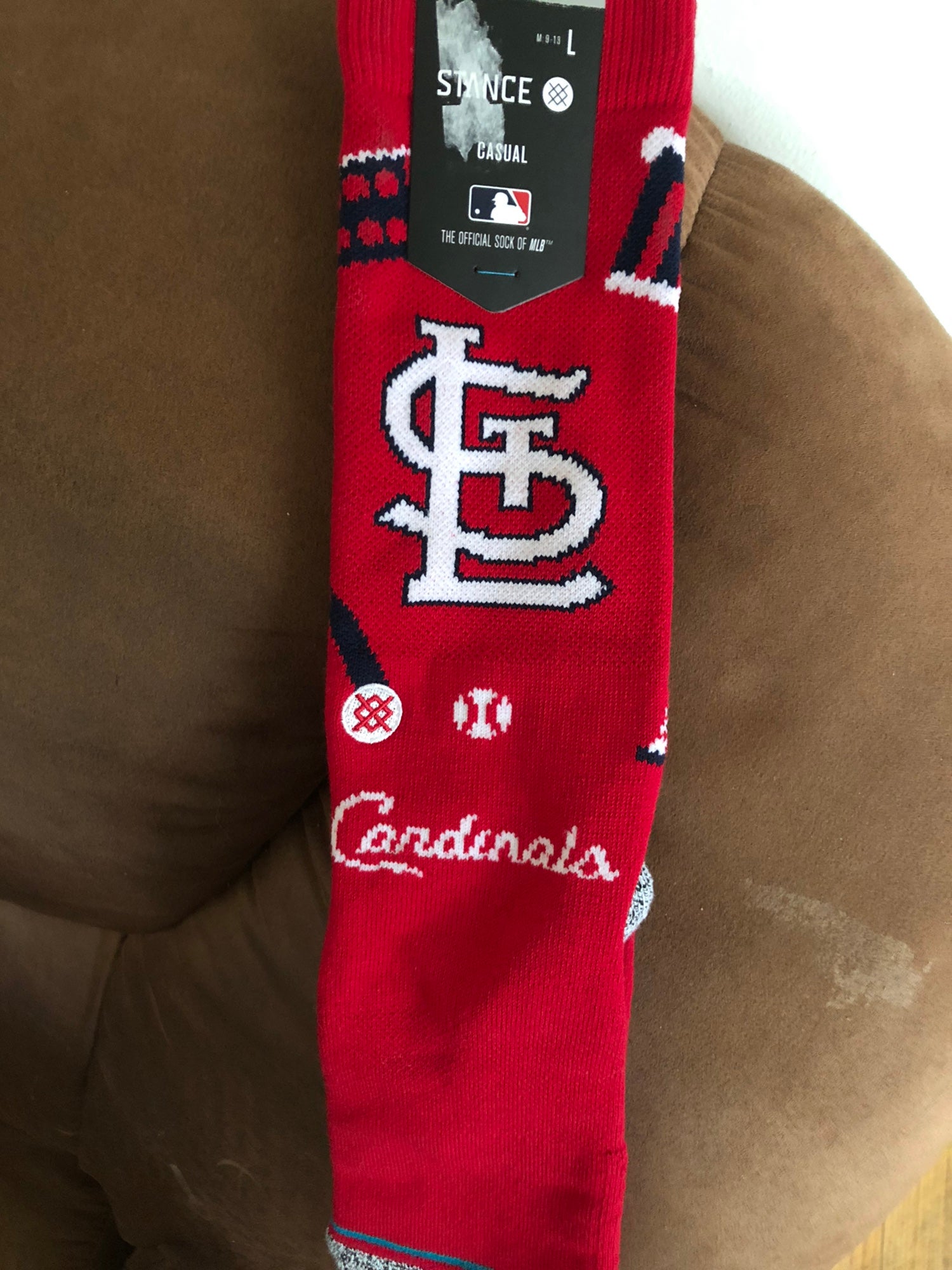 St. Louis Cardinals Stance Men's MLB Socks L 9-12