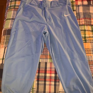 Baby Blue Short Nike Baseball Pants