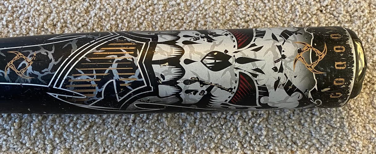 DeMarini Voodoo SC4 33/30 Black BBCOR New Lizard Skin Grip