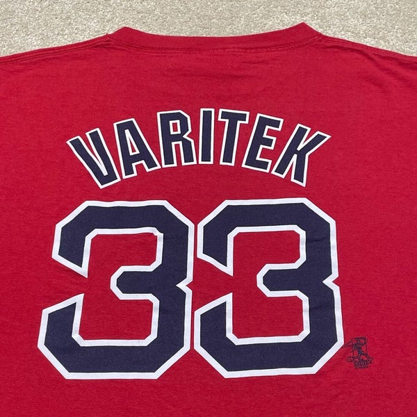 Jason Varitek Boston Red Sox T Shirt Men XL MLB Baseball 33 Captain Vintage  Tek