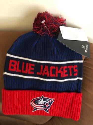 Colombus Blue Jackets Fanatics NHL Pro Knit Hat