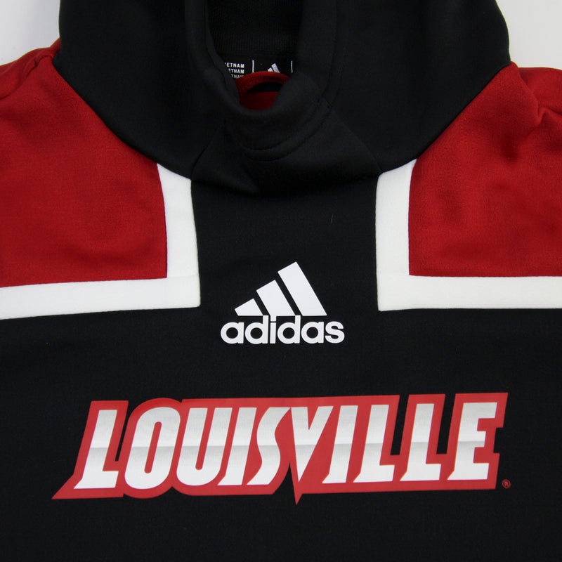 Louisville Cardinals adidas Climawarm Sweatshirt Women's Red/Heather Used M