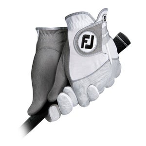 Footjoy Rain Grip Golf Gloves (Grey, Pair, CADET LARGE) NEW