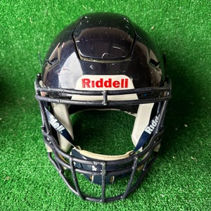Adult Medium - Riddell Speedflex Football Helmet - Navy Blue