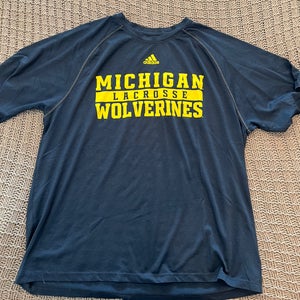 Michigan Adidas Lacrosse Team Issued Shooter L