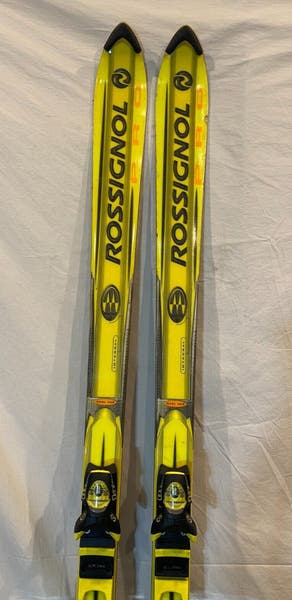 ROSSIGNOL - Lavi  9X PRO COURSE 177cm Used Rossignol Race Carver 9X Pro yellow/black Downhill Skis