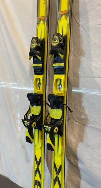 ROSSIGNOL - Lavi  9X PRO COURSE 177cm Used Rossignol Race Carver 9X Pro yellow/black Downhill Skis