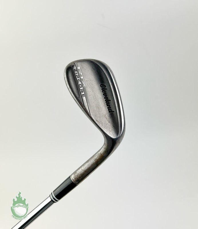 Used RH Cleveland RTX ZipCore Mid Wedge 52*-10 DG Wedge Flex Spinner Steel Golf