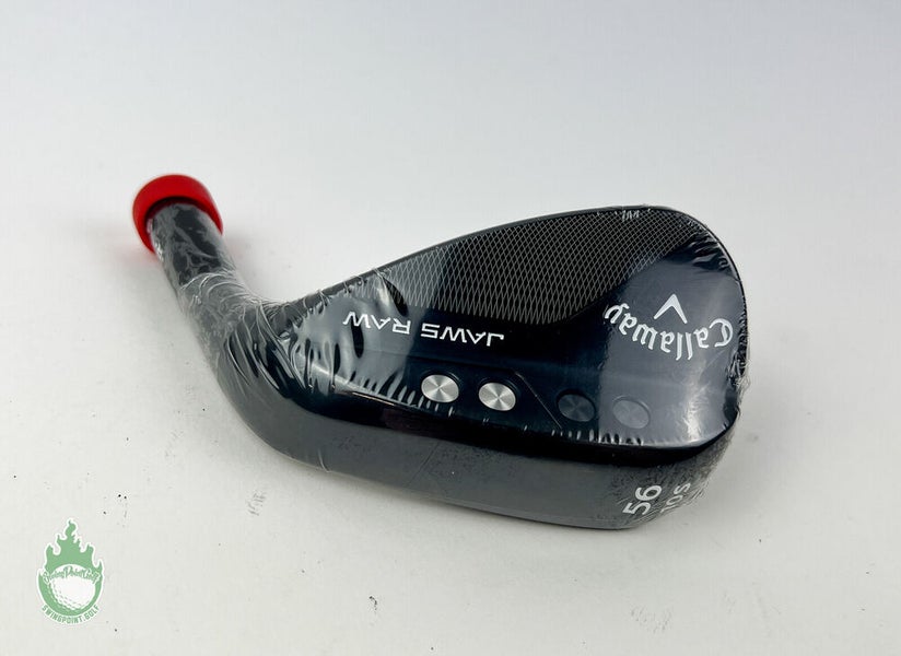 New RH Callaway Jaws Raw Black Plasma Wedge 56*-10 S Grind HEAD