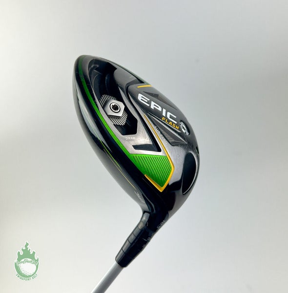 Used Callaway EPIC Flash SZ Driver 10.5* ATMOS TS 6X X-Stiff Graphite Golf Club