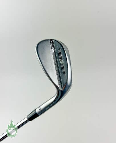 Used RH Titleist Vokey SM8 D Grind Chrome Wedge 54*-12 Regular Flex Steel Golf