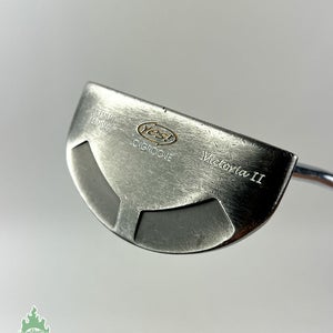 Used Right Hand Yes C-Groove Victoria II 35" Putter Steel Golf Club Winn Grip