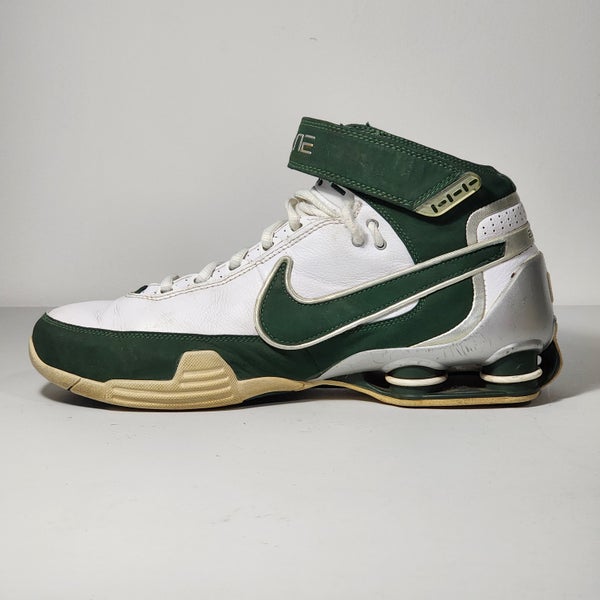 Nike VTG Shox Family White and Green Men's Basketball Shoes Size 9 | SidelineSwap