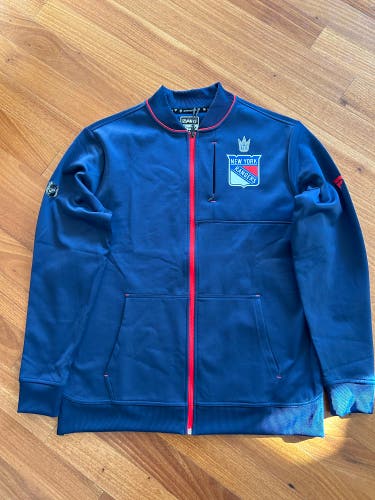 Henrik Lundqvist New York Rangers Fanatics Authentic Pro Locker Room Player Issue Jacket Large