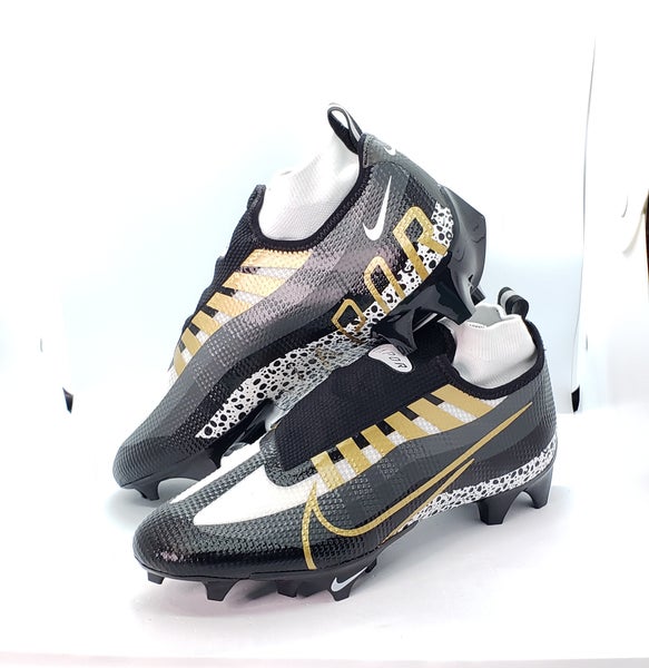 New Nike Vapor Edge Pro 360 Football Cleats Safari Black Gold men's size 9