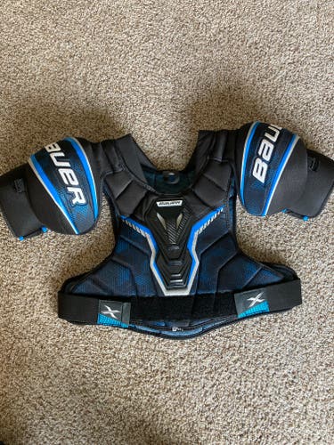Senior New Medium Bauer X Shoulder Pads Pro Stock