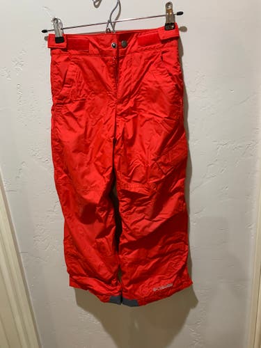 Columbia Ski Snow Pants - Red Used XS 6/7 Kids
