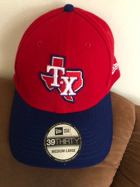 MLB Texas Rangers Retro Logo New Era 39Thirty Hat * NEW NWT