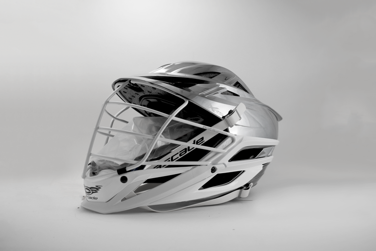 Open Box Gunmetal Cascade XRS Adult Lacrosse Helmet