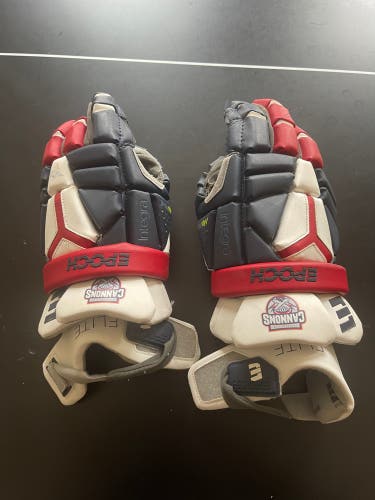 Used Player's Epoch large Integra Lacrosse Gloves