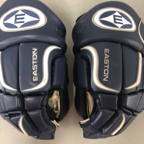 Easton Stealth S11 14” blue hockey gloves