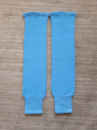 Lg CCM knit socks light blue