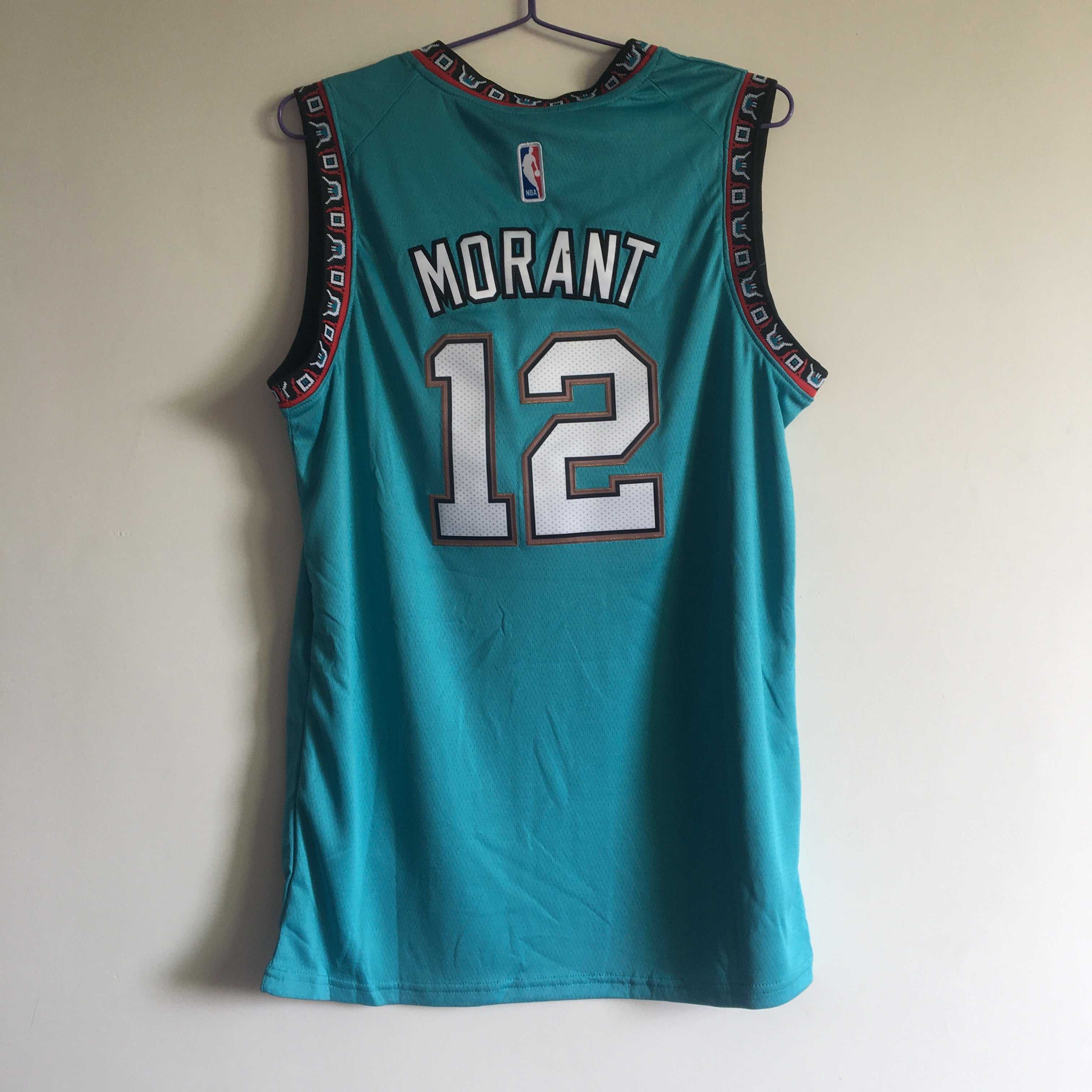 Nike Ja Morant Turquoise Vancouver Grizzlies Large Stitched Jersey