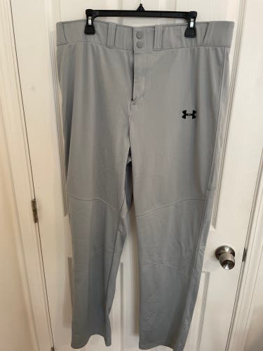 Under Armor Gray Baseball Pants XL