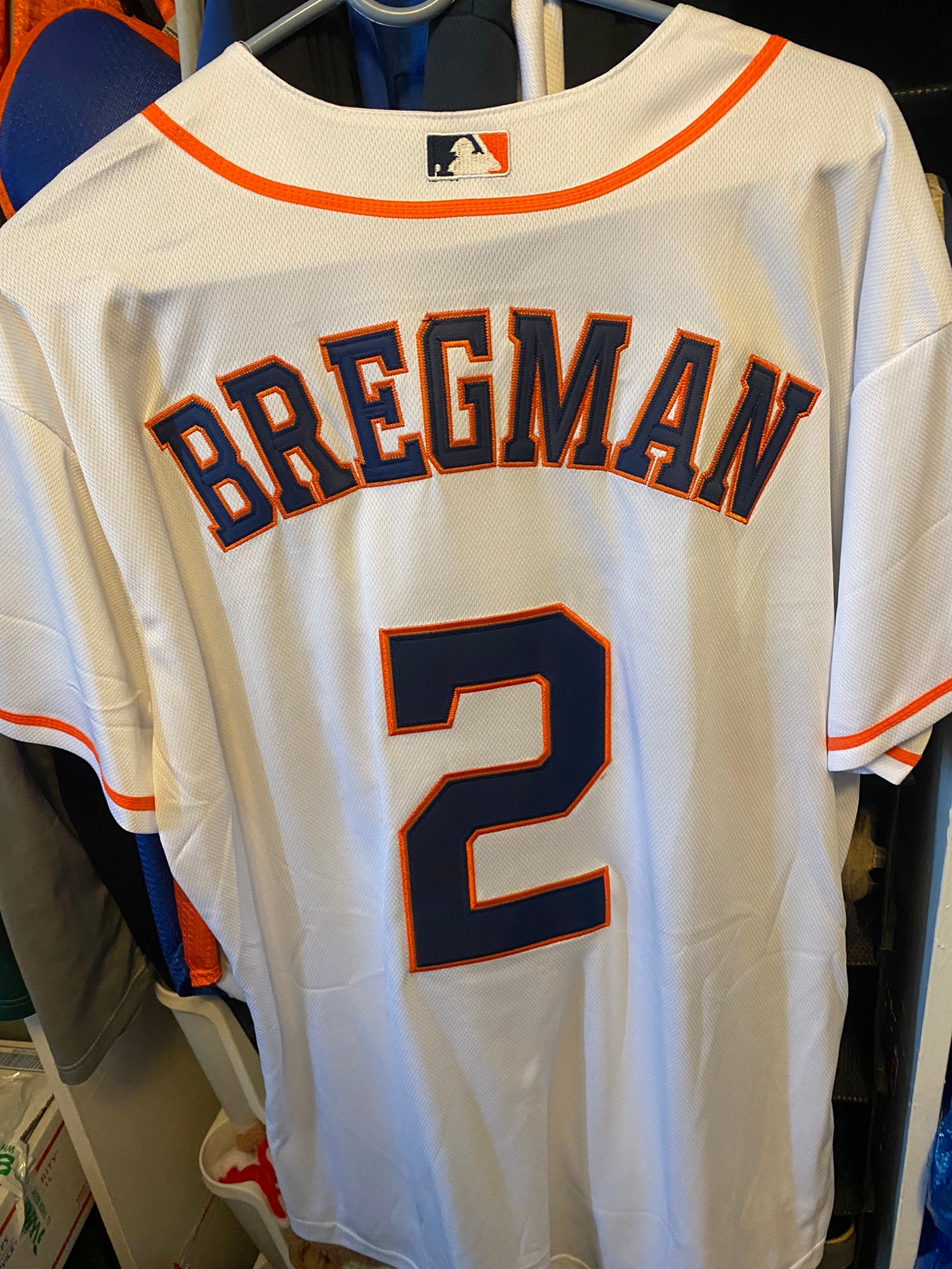 Majestic cool base Houston Astro's alex Bregman Mens large