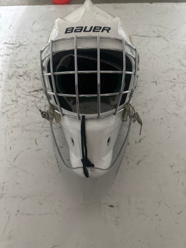 Used Bauer Goalie Mask NME4 Senior