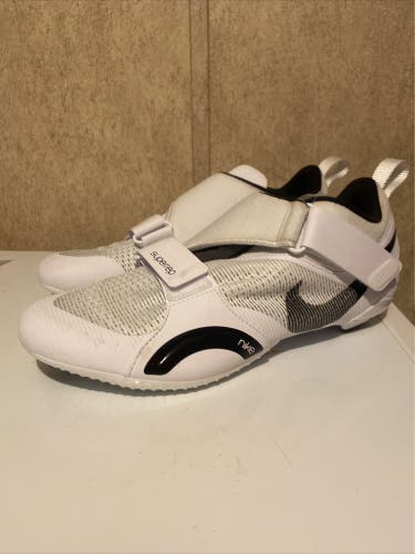 Nike Superrep Cycle White Black Cycling Shoes Men's CW2191-100 Size 11