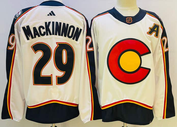 Nathan MacKinnon Colorado Avalanche hockey Jersey size 56