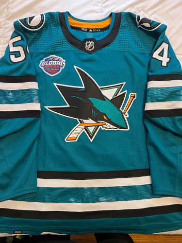 San Jose Sharks “Evolve” Home Jersey - Team Issued MiC - Scott Reedy