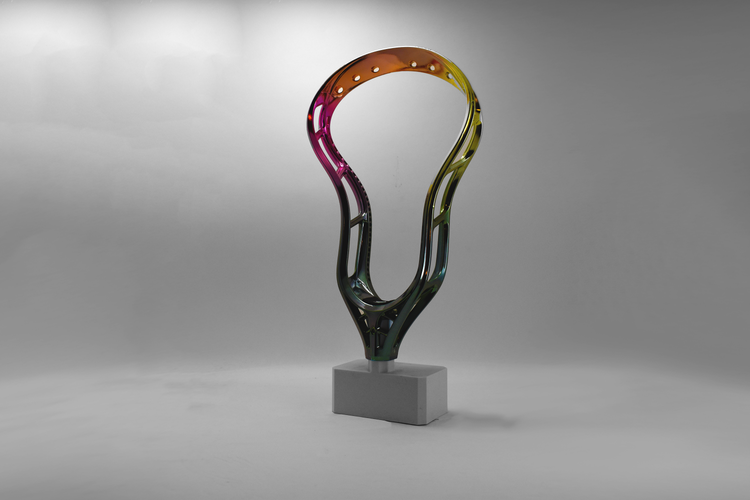 Chrome Rainbow Stringking Mark 2V Lacrosse Head