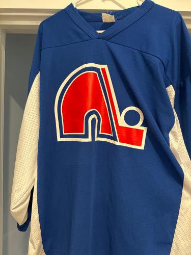 Rare Nordiques Hockey Practice Jersey