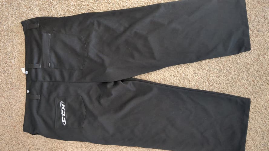 CCM PP9L Hockey Referee Pant Senior Black