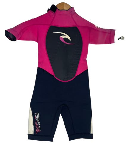 Rip Curl Girls Shorty Wetsuit Kids Childs Size 8 Dawn Patrol 2/2