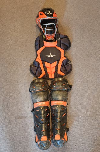 Used All Star System 7 Axis Catcher's Set