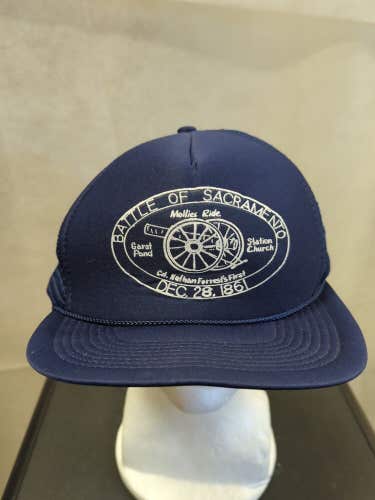Vintage Battle Of Sacramento, Kentucky Mesh Trucker Snapback Hat