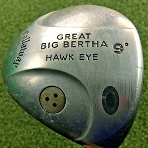 Callaway Great Big Bertha Hawk Eye Driver 9*  RH / Firm Graphite / VGC / mm4826