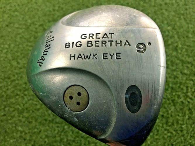 Callaway Great Big Bertha Hawk Eye Driver 9*  RH / Firm Graphite / Nice / mm4826